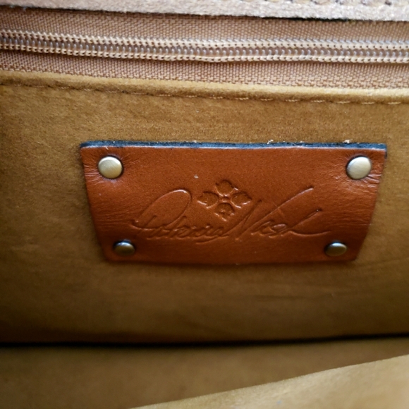 PATRICIA NASH Maribel Coral Leather Crossbody Handbag--NWT - Picture 12 of 14